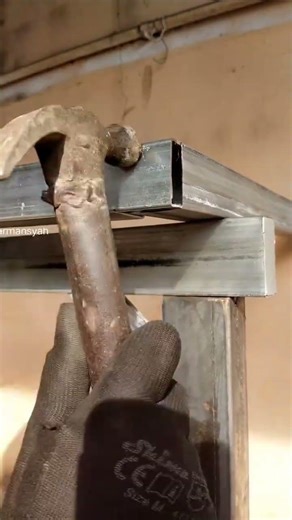 Techniques for connecting hollow pipes and welding Canopy frames #Ideal #DIY #tips #welder #skills.