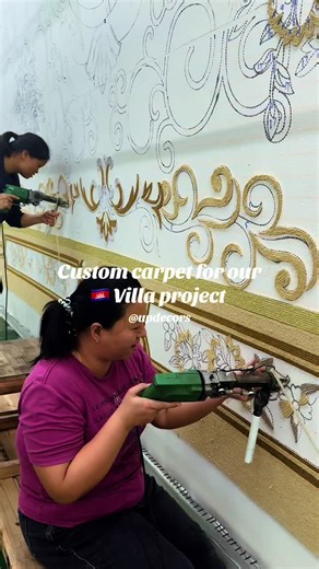 Custom classic carpet design #updecors #carpet #carpetdesign #handmadecarpet #chinacarpet #carpetmaker