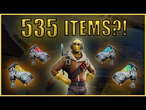 I Got 535 ITEMS in Fortnite STW v40?! Inventory Over Cap Explained + Fix
