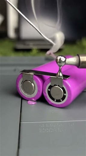 Perfect Battery Soldering with Flux ⚡ Clean & Strong Connection