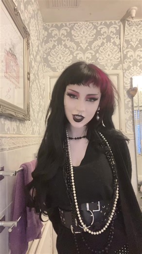 Long Hair Styling Tips for Goth Aesthetics