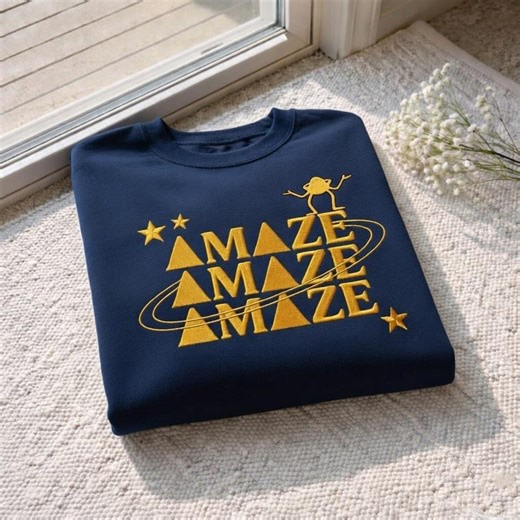 Amaze Space Embroidered Sweatshirt, Project Hail Mary Inspired Tee, Sci Fi Novel Fan Shirt, Astronomy Graphic Tee, Science Nerd Gift - Etsy