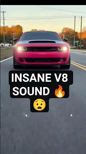 INSANE Dodge Challenger Hellcat Sound 🔊🔥 | Brutal Acceleration & Revs #automobile#hellcat #dodgesrt