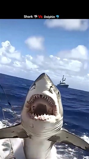 Shark VS Dolphin 🤯 #shark #dolphin #shorts #viral #facts