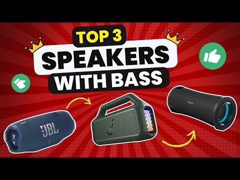 Best Portable Speakers with Bass That You Can Feel 😮🔊 (Top 3)