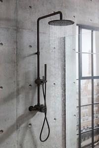 UNION Multifunction Shower Valve (Finish: Brushed Black Chrome) | SKU RM650WB | Crosswater Bathrooms