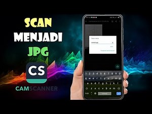 How to Scan Using CamScanner to JPG