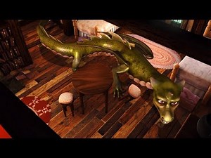 Barbie & The Diamond Castle - Slyder destroys Liana and Alexa's house