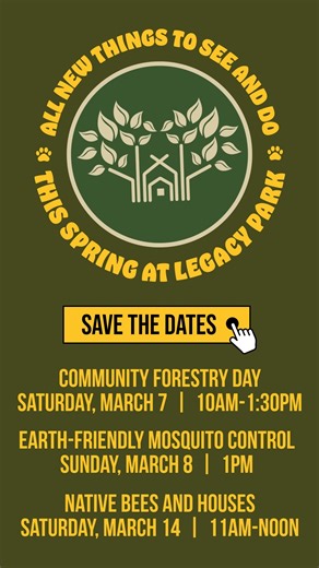 We've got a lot going on this spring. Come join us! | Decatur Legacy Park