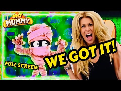 WOW! FULL SCREEN in the BONUS! Mo MUMMY Slot PAYS off BIG! $$$