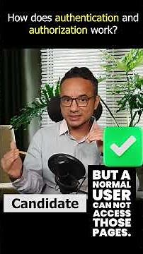 How does authentication and authorization ?