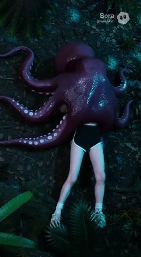 Girl eaten by octopus