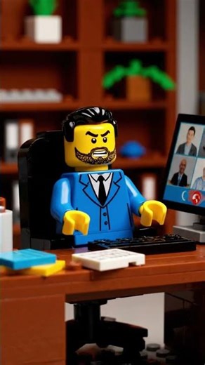 🤣 The Clumsy LEGO Boss Who Can’t Catch a Break! | Funny LEGO Office Story 😂 | Epic Brick Fails!