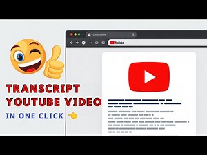 How to Get Full Transcript of Any YouTube Video | Convert Video to Text Easy Method 2025