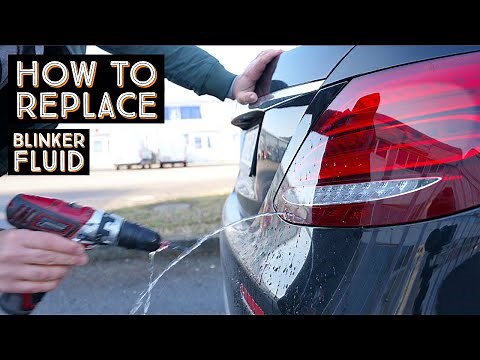 How to Replace Blinker Fluid