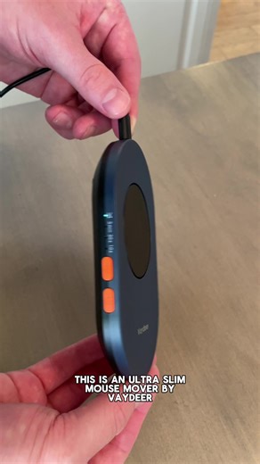 We tried an ultra slim mouse mover by Vaydeer #vaydeer #mousemover #tech #vaydeerpartner