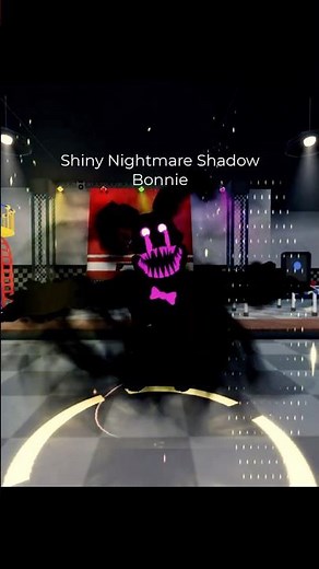Shiny Nightmare Shadow Bonnie in FNTD 2 #shorts #roblox #fnaf