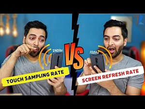 Touch Sampling Rate😲 vs Higher Screen Refresh Rate😯| What is The Difference?🤔