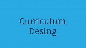 Parts of a Curriculum