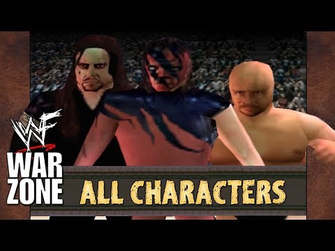 WWF War Zone - All Characters & Complete Roster
