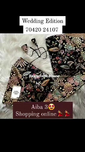 *Designer Wedding Collection sabyasachi Cut "V" Neck Ready To Wear Blouse* Fabric :- Pure Georgette With 9 Thread Needle Word And Sequence Work Size :- 38 Ready Size Alteration Available Upto 36, 38, 40, 42 Open :- Back Hook Sleeves :- 10 Inch Height :- 15 Inch Pad :- Yes Lining :- Cotton #instagood #fbreels #fbbusiness #aiba3 #likesforlike #followforfollowback #instalike #fashionaddict #styleinspiration #blogger #weddinginspiration #celebrityfashion #velvet #blousedesigns #readytowear Dm @70420