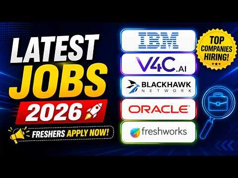 Latest Jobs 2026 | IBM Hiring | Oracle Jobs | Software Engineer Roles | Freshers Apply 🚀