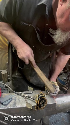 3K views · 96 reactions | Hand forged steel roses. Likely the last...