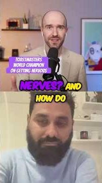 Do you get nervous before #publicspeaking? So does the #toastmasters World Champion! 🎤 🌎