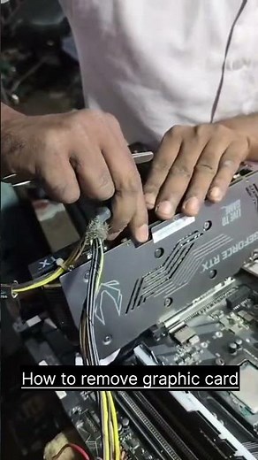 how to remove graphics card form pc.