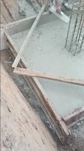 square footing concrete work in satna #civilwork #construction #civilengineering #footingwork