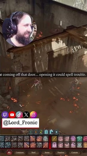 BLINDED BY THE SMOKE! 🎤🔥 BG3 Fire Loot #BG3 #AxolotlGang