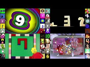 Countdown from 10 to 0 but it plays all episodes at once x0.1 speed