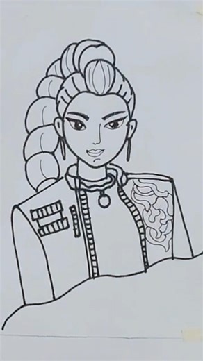 RUMI K POP DRAWING #shortvideo #youtubeshorts