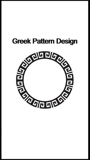 Coreldraw Tips & Tricks - Greek Pattern Design in Coreldraw #shorts