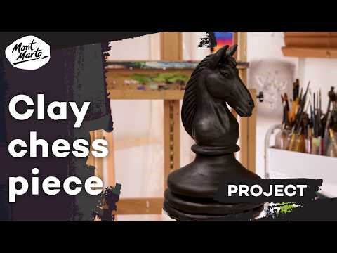 Let's make a large clay chess piece