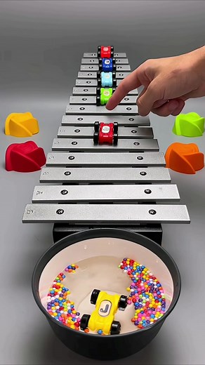 Xylophone Cars ASMR Magical Vibes 001 🚜🎶 #xylophone #asmr #asmrsounds #asmrvideo #satisfying #satisfyingvideo | Satisfying sounds