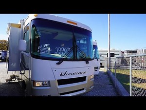 SOLD! 2007 Hurricane 31D Class A Gas, Only 4,100 Original Miles, 2 Slides, Must See!! $29,900