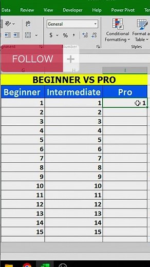 Excel Number Series Trick! 🔢 Beginner Vs Pro| Fastest Ways to Auto-Fill Numbers | 2025 Excel Tips🚀