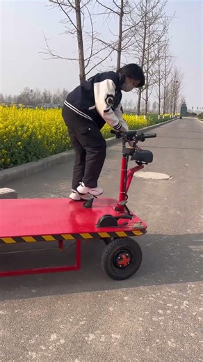 Electric pallet truck, electric flatbed truck, loading and unloading tool, warehousing and logis