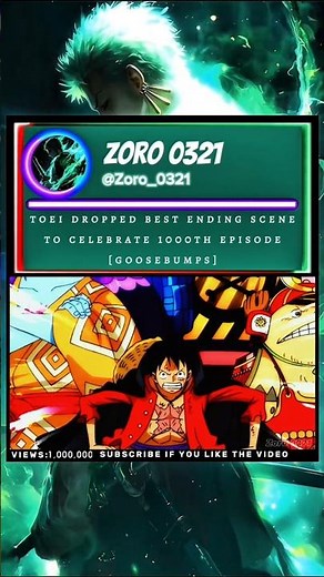 1000th episode special #luffy #onigahsima #onepiece