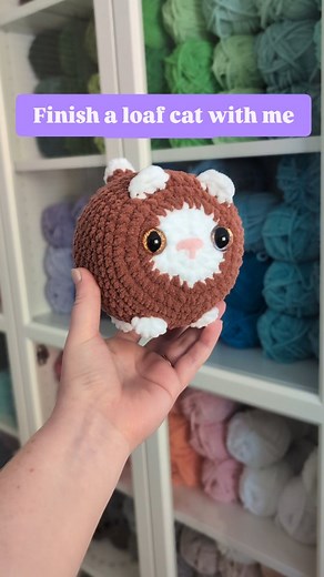 2.3K views · 249 reactions | Finish a loaf cat with me  -- #loafcat #crochetloafcat #crochetplushies #crochetmarketprep #cubiecrochet | Cubie Crochet | Facebook