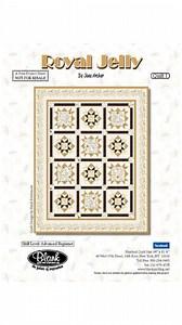 Royal Jelly by Jane Archer is a bee themed 12-piece quilting fabric collection. This collection features a 24” panel with blocks of bee hive scenes, along with patterns of various honey comb designs, bees, textures, sketched flowers and a honeybee border stripe. This collection is colored in subtle neutral colors like ecru, yellow, and black. View the full collection here: https://www.blankquilting.net/royal-jelly/ #BlankQuilting #BlankQuiltingCorp #Quilting #Sewing #Fabric #WeMakeFabricFun #Jaf