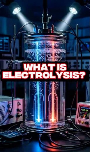 What Actually Happens During Electrolysis? 🤯 #shorts