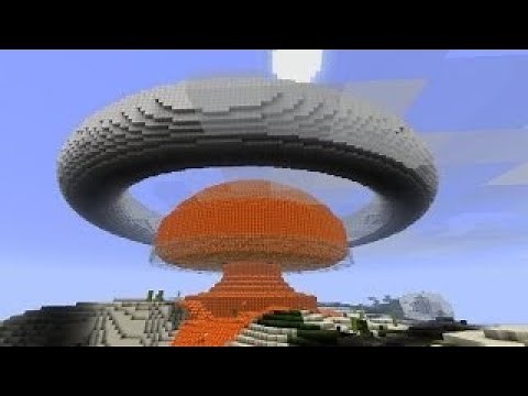 How to make a nuclear explosion in Minecraft