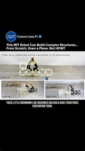 Tiny Robots Building Giant Structures! The Future of Aircraft & Space Construction #robot #shorts