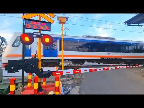 Perlintasan Kereta Api Baru WANTECH VMS Otomatis | JPL 8B1 Basmol Jakarta Barat
