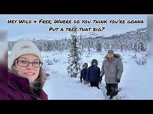 Getting our Family Christmas Tree- Off Grid in Remote Interior Alaska