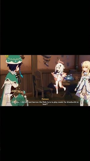 Ehe? te nandayo! Paimon, Venti (Genshin impact)
