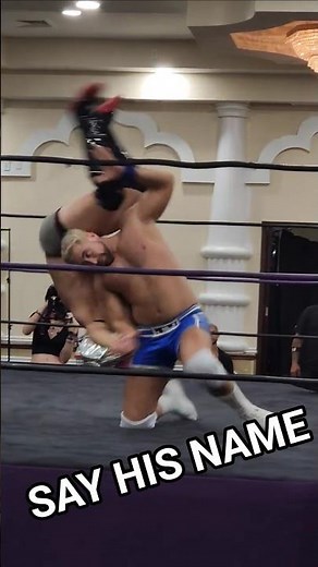 #tbt Joe Hendry on the indies wrestling Bobby Fish at Atomic Legacy Wrestling. Say His Name!!!