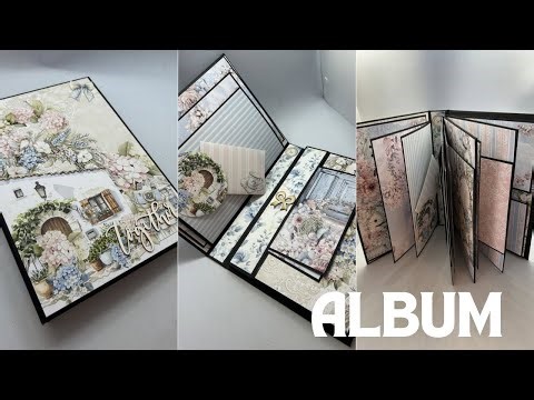 Easy album presentation with envelope front tutorial #scrapbooking #album #tutorial